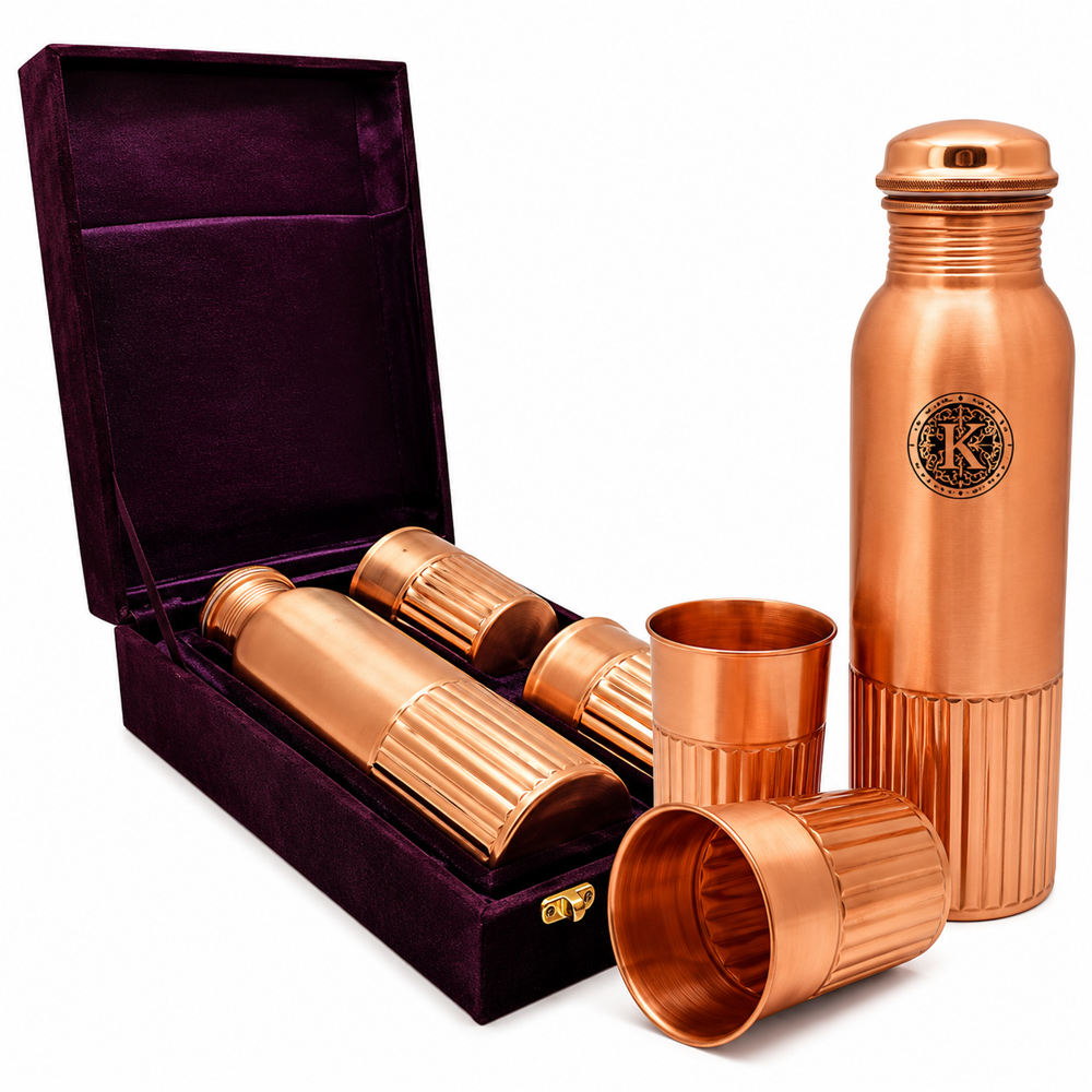 Copper Printed Bottle Cpp-006 - Color: Reddish-brown