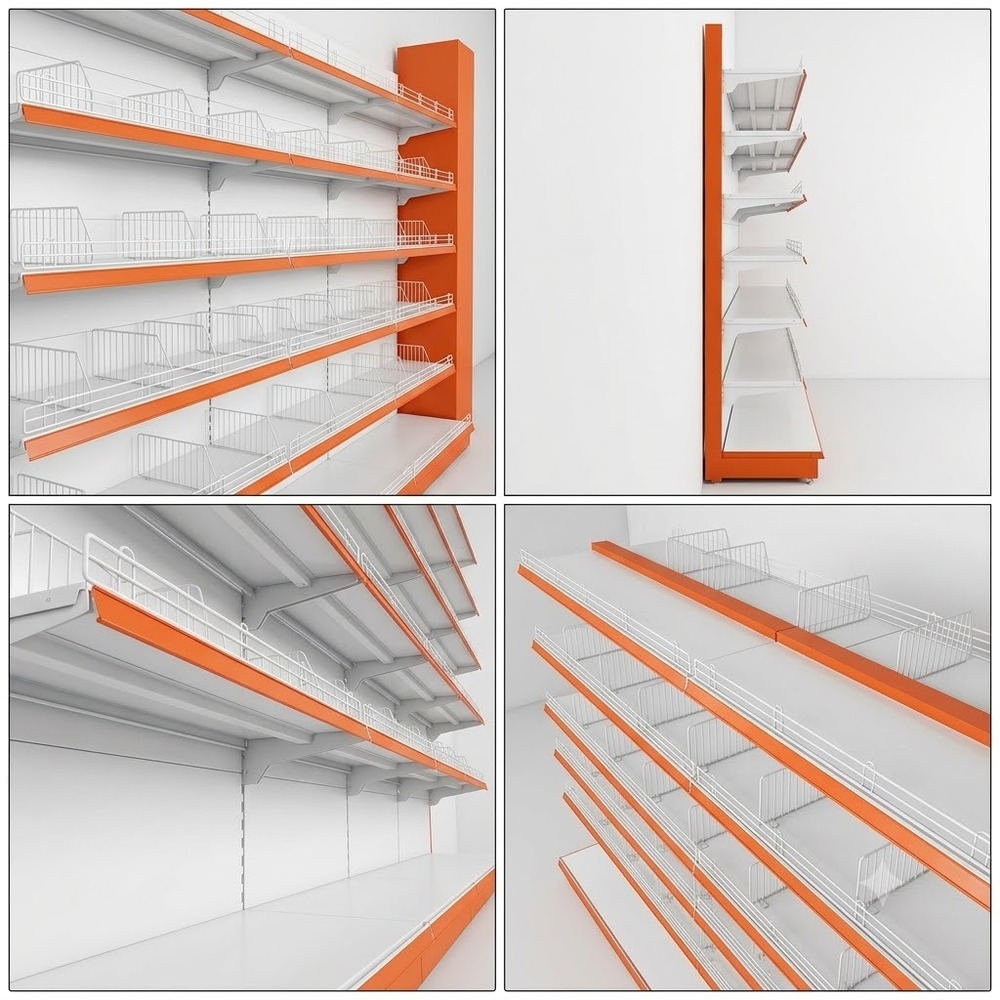 Mild Steel Wall Display Rack