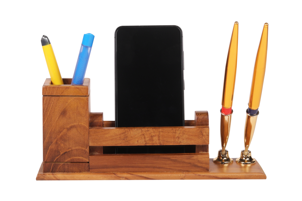 Pen stand wooden