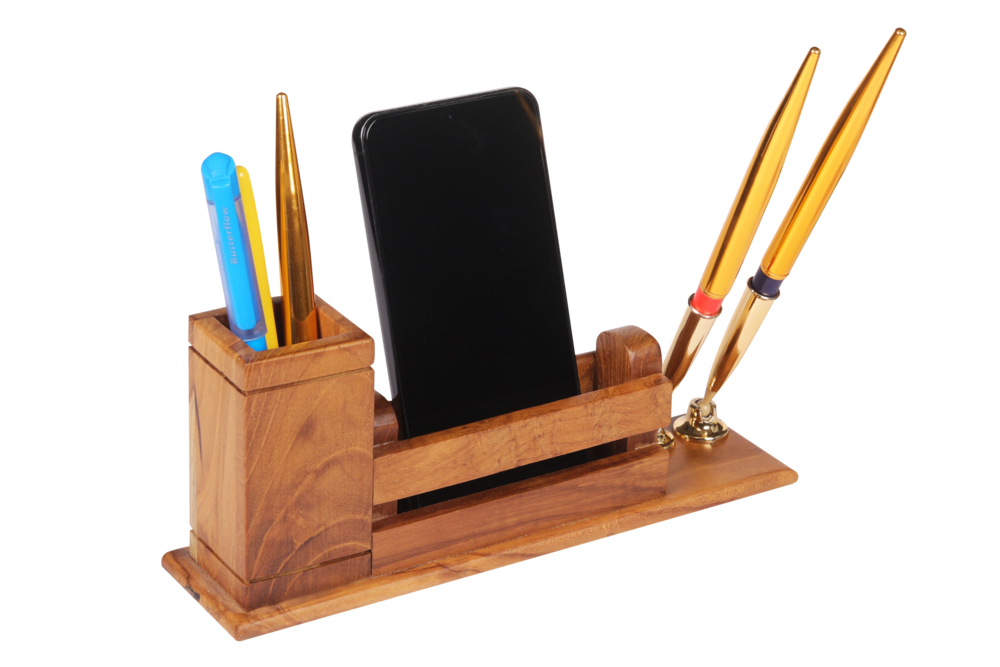 Pen stand wooden