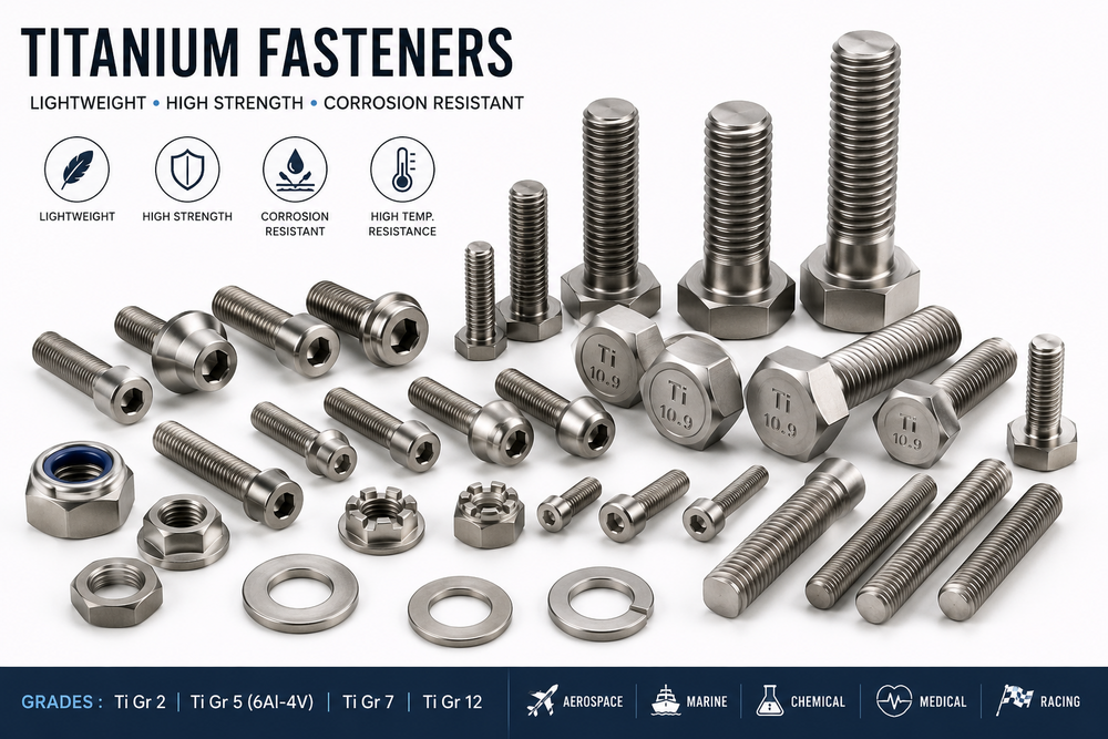 Titanium fasteners