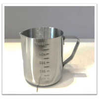 Spt013 Commercial Stainless Steel Measuring Jug - 350ml/600ml/1000ml, Welded Handle, Embossed Markings
