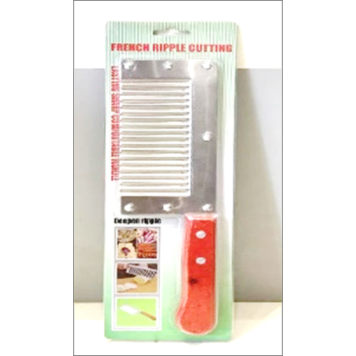 SPT017 French Ripple Cutting Knife - Stainless Steel Crinkle Cutter