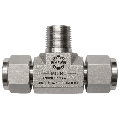 3-8 OD x 1-4 NPT Branch Tee