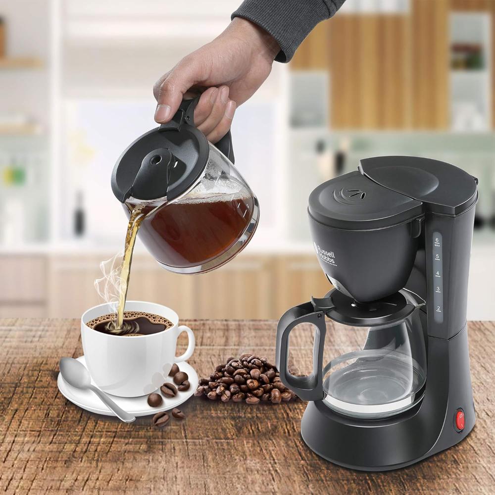 Russell Hobbs RCM60-700 Watt Drip Coffee Maker with Carafe and Permanent Filter (2 Year Manufacturer Warranty)