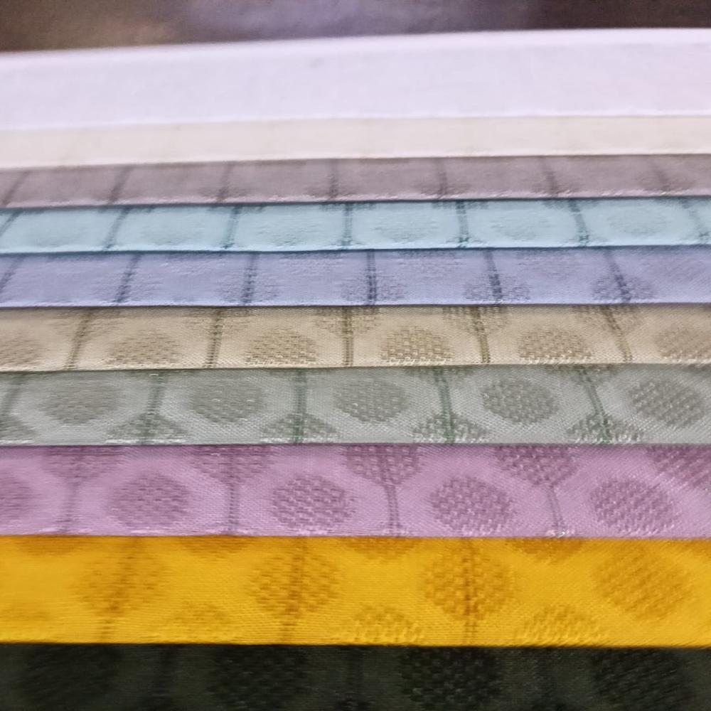 POLYCOTTON ZARI SHIRTING FABRIC