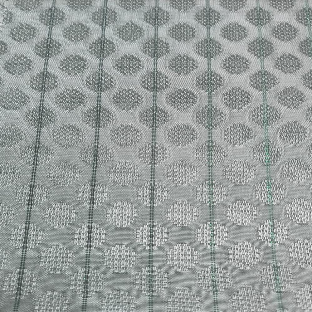 POLYCOTTON ZARI SHIRTING FABRIC