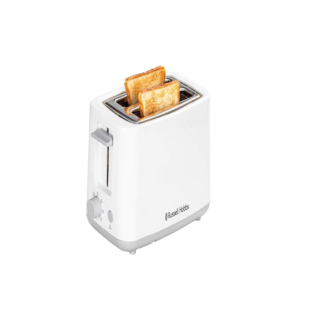 Russ2-slice Pop Up Toaster - Color: White