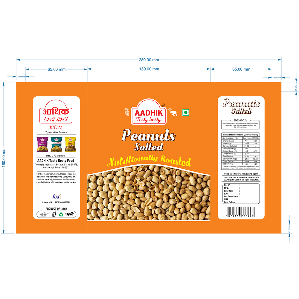 Salted Peanuts Namkeen