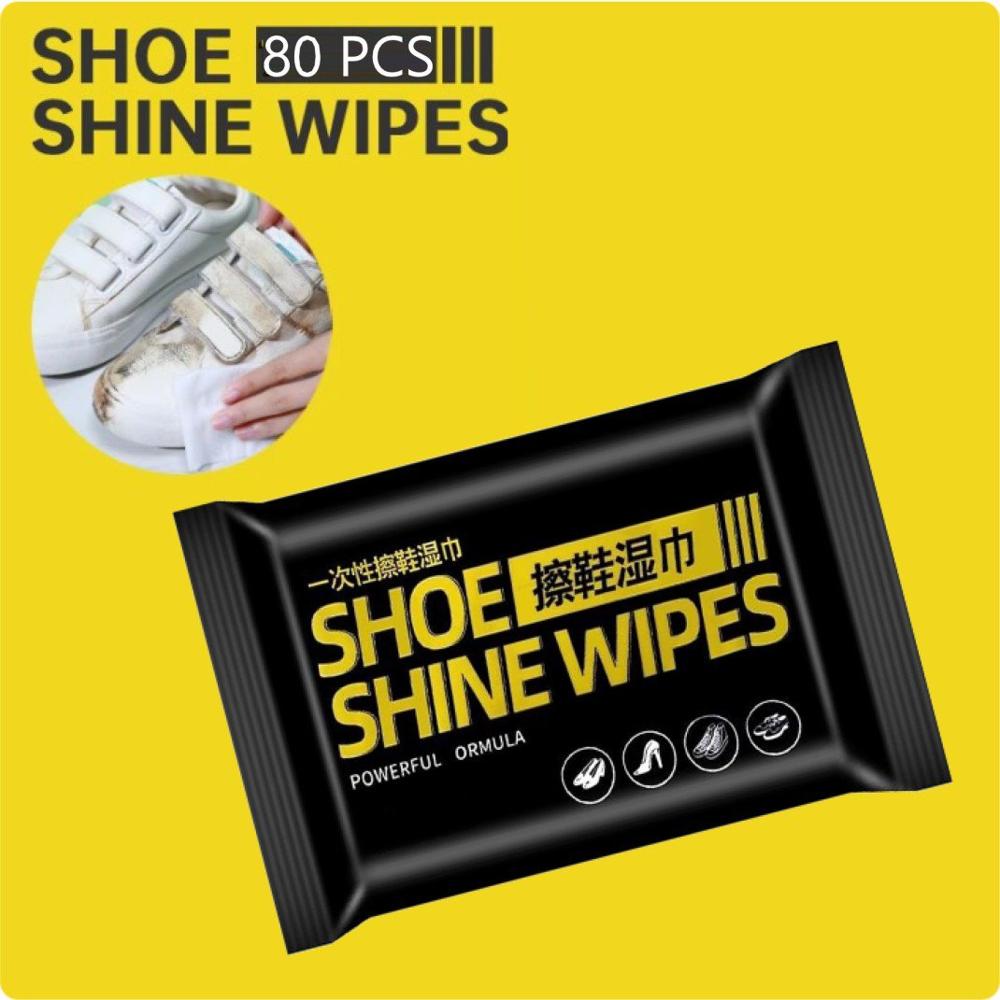 Shoe shine wipes