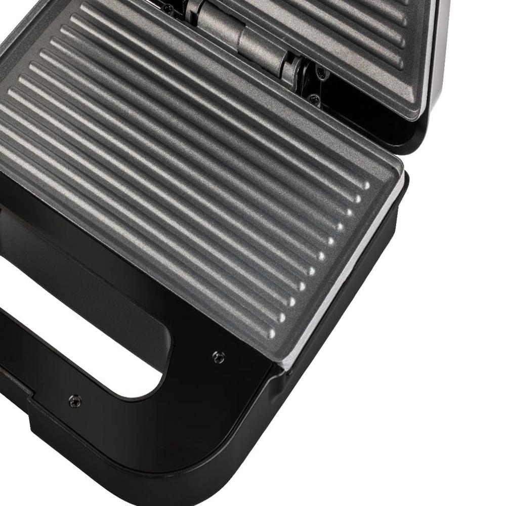 Russell Hobbs Sandwichmaster 750W 2 Slice Electric Grill Sandwich Maker Toaster | Non-Stick Coating, Cool-Touch Handle, LED Indicators, Overheat Protection | 2-Year Warranty (RST750GR), Multicolor