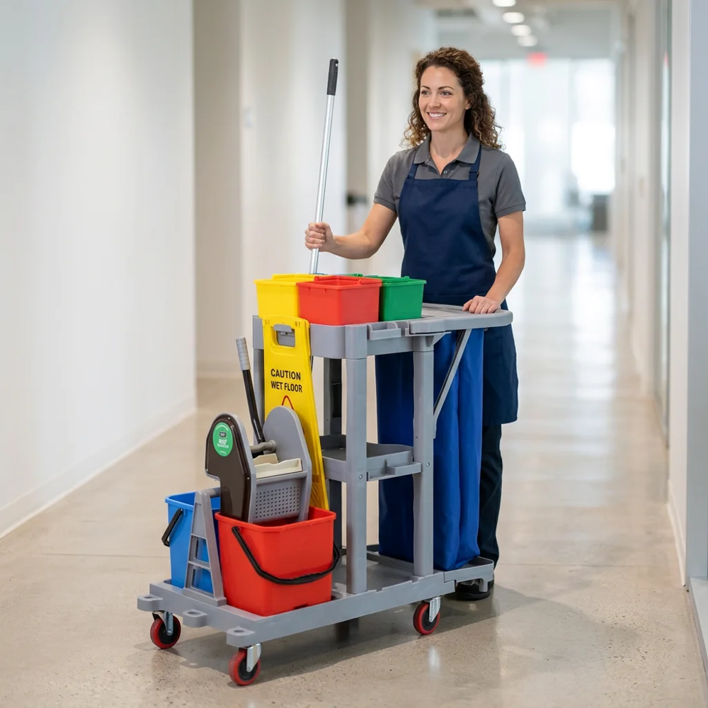 Multifunctional Janitorial Cart