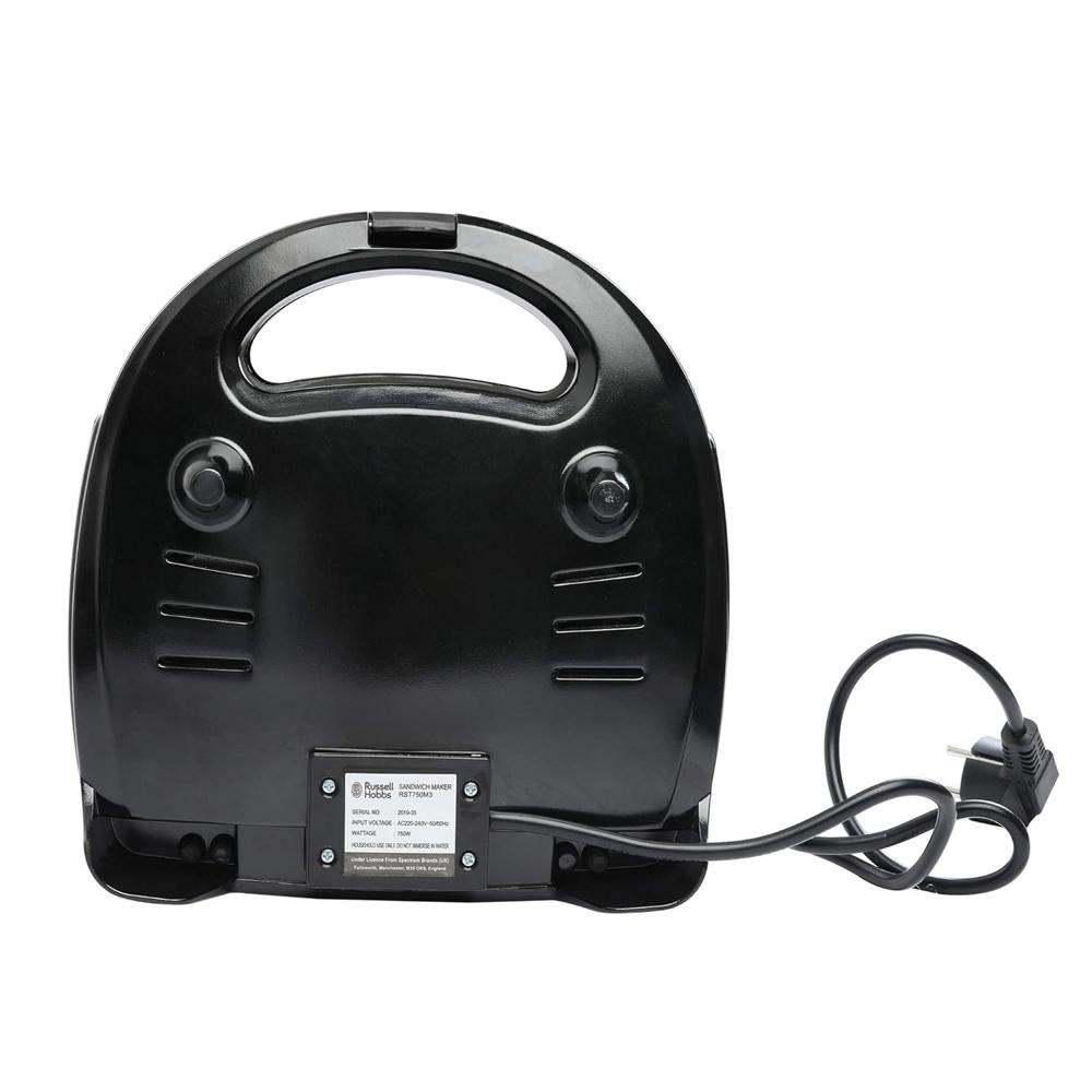 Russell Hobbs RST750M3 750 Watt Non-Stick 3 in 1 Sandwich Maker (Sandwich Toast/Waffle/Grill) Toaster with Detachable Multi-Plate and 2 Year Manufacturer Warranty