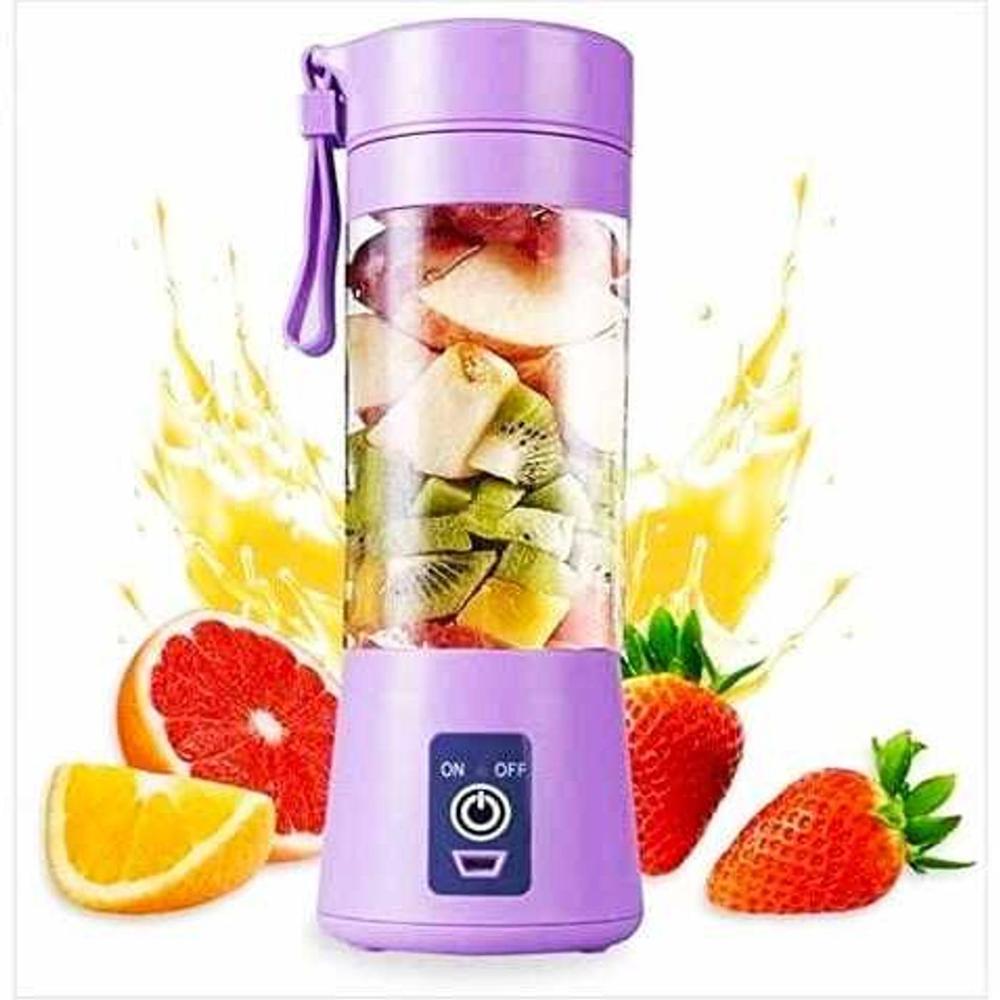 Portable Usb Juicer 6 Blades - Color: Mix