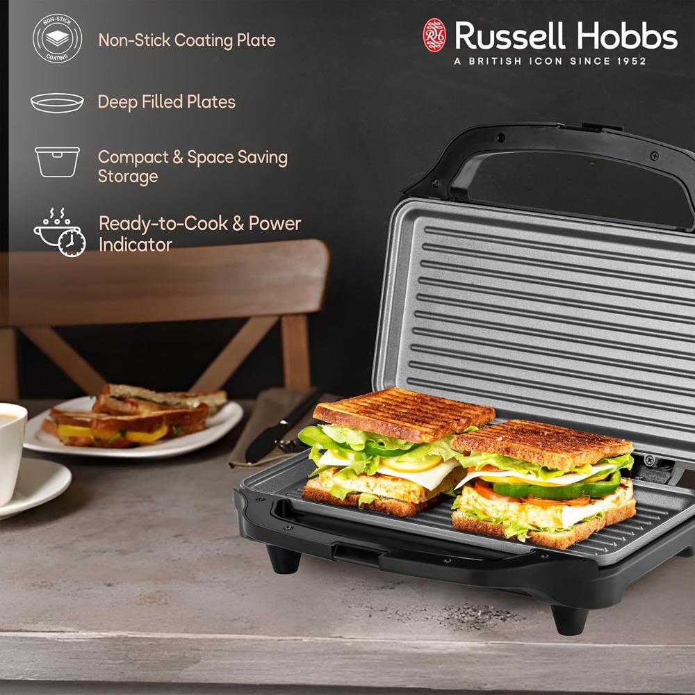 Slice Grill Sandwich Make - Color: Black