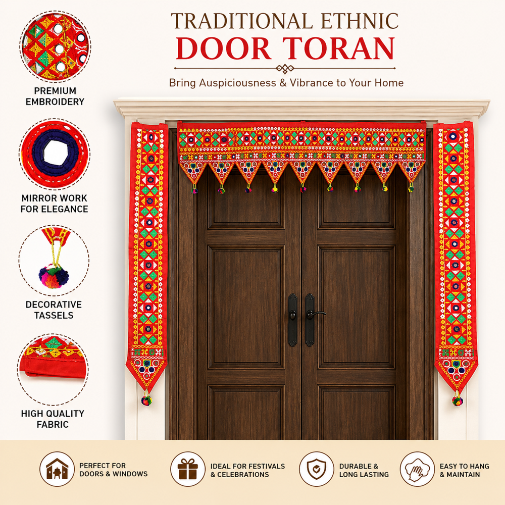 KRISHNA HANDLOOM Bandhanwar for Main Door Decor A 13