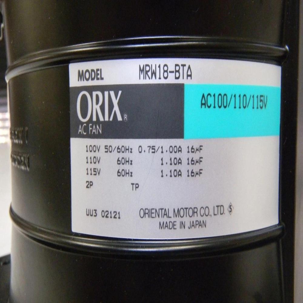 ORIX MRW18-BTA 100V AC 53/73W 0.75/1.00A 18060mm Ball Bearing Industrial Axial Cooling Fan