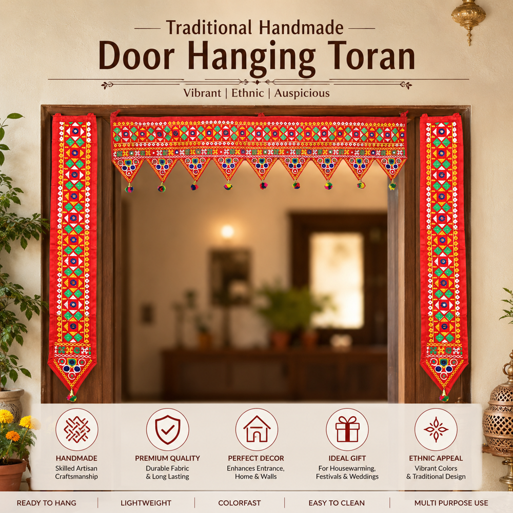 KRISHNA HANDLOOM Main Door Toran for Main Door Decor A 14