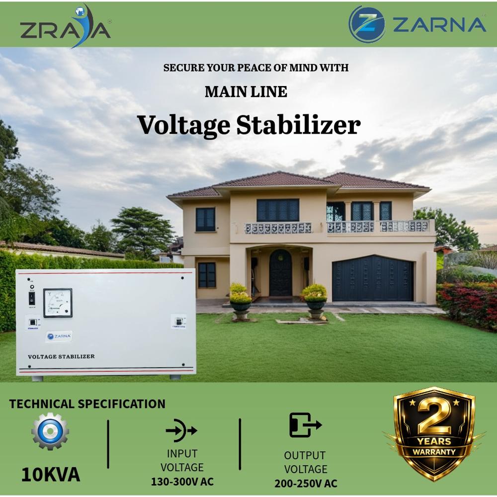 ZARNA 10 KVA MAIN LINE STABILIZER- 130-300V