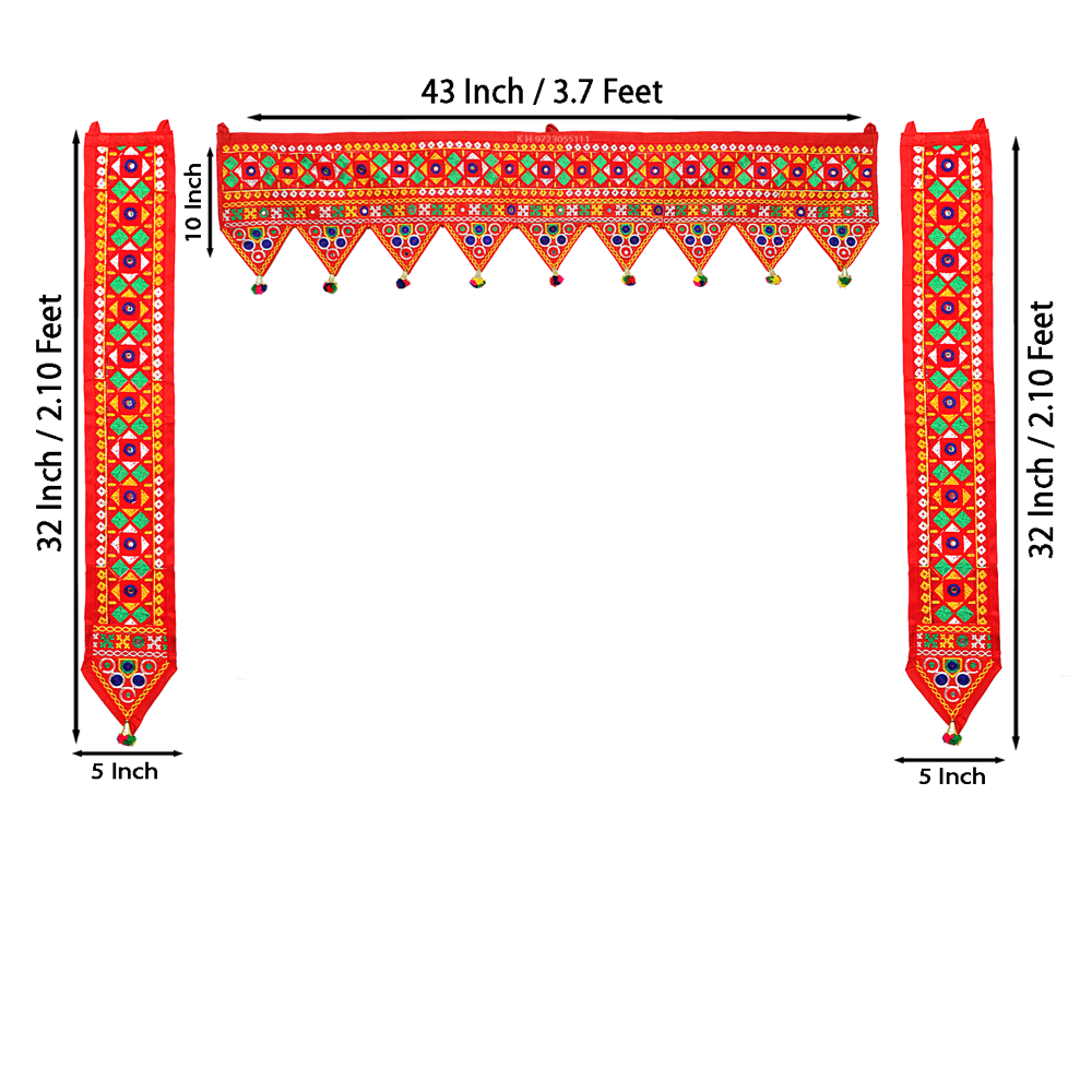KRISHNA HANDLOOM Home Entrance Toran for Main Door Decor A 15