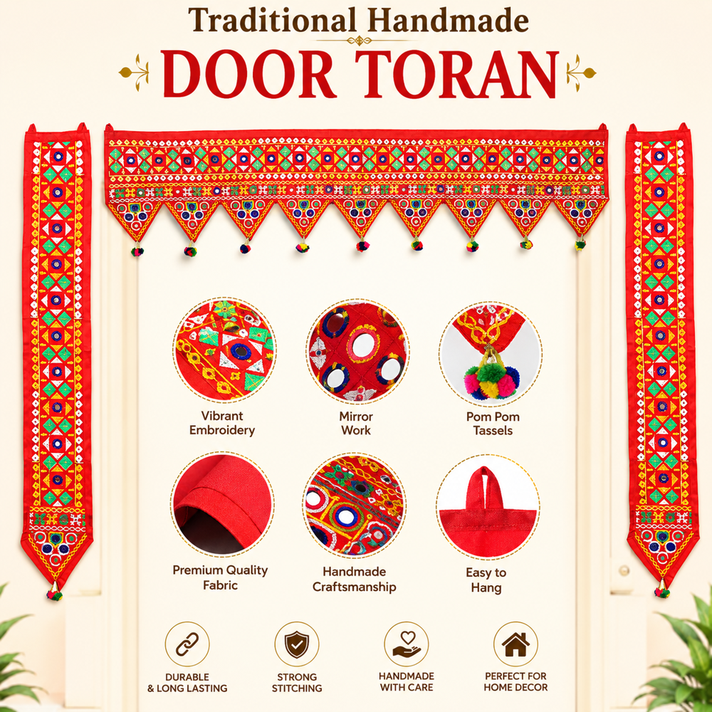 KRISHNA HANDLOOM Home Entrance Toran for Main Door Decor A 15