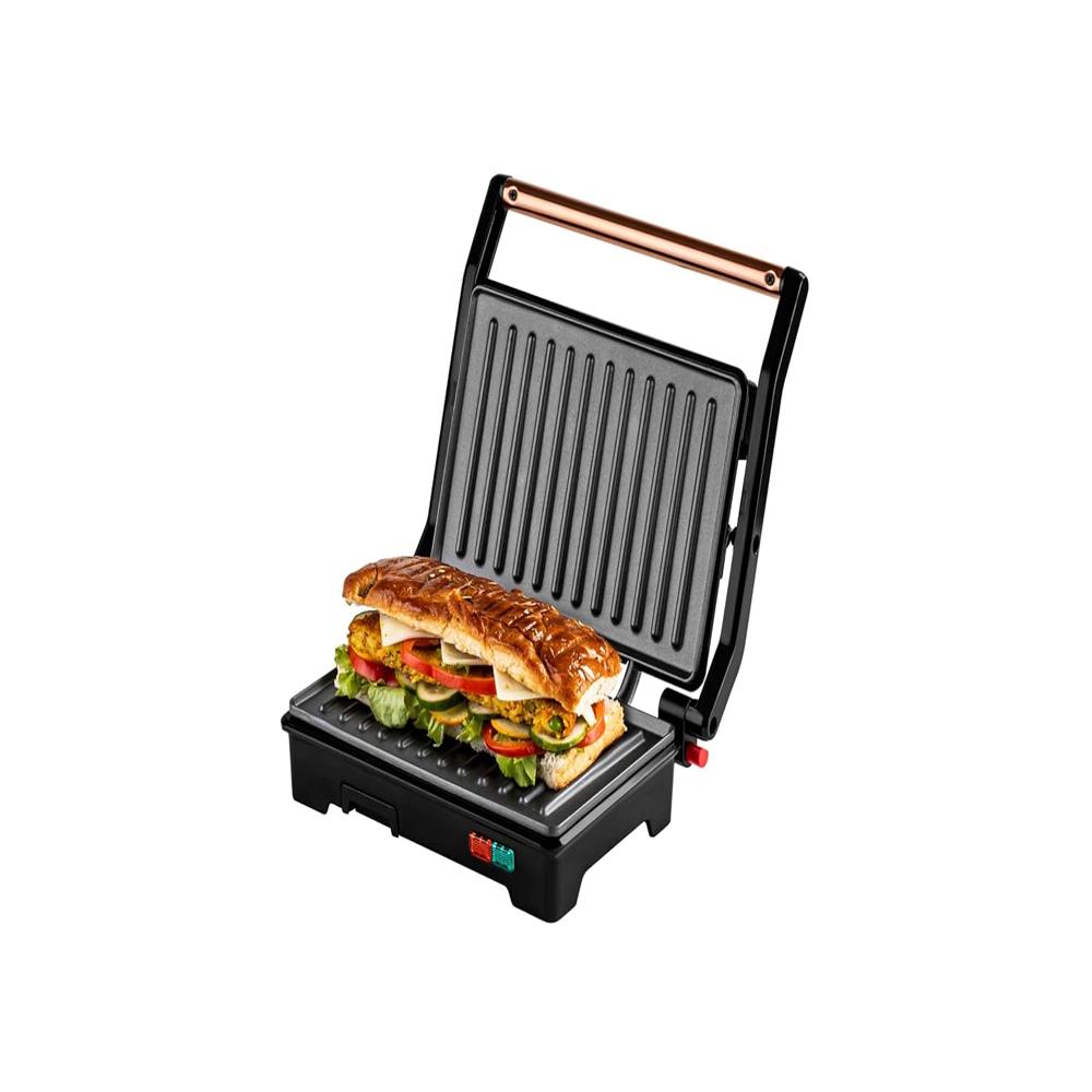 Russell Hobbs Electric Grill Sandwich Maker | Non-Stick Coating | Full Flat Toaster Griller 