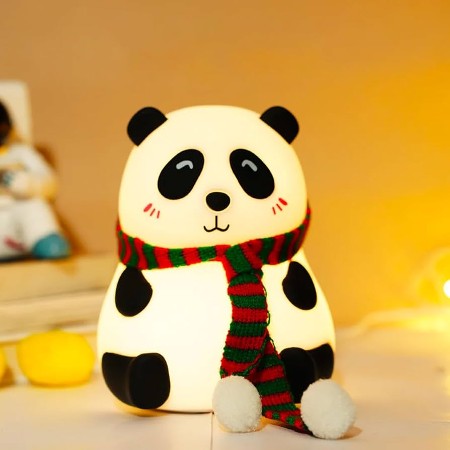 Panda Silicon Night Light - Color: White