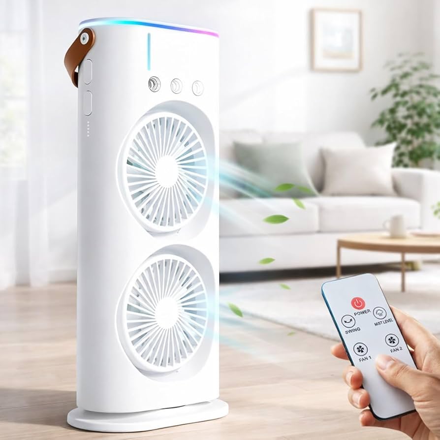Double Ended Spray Fan - Energy Efficiency Rating: 4 Star