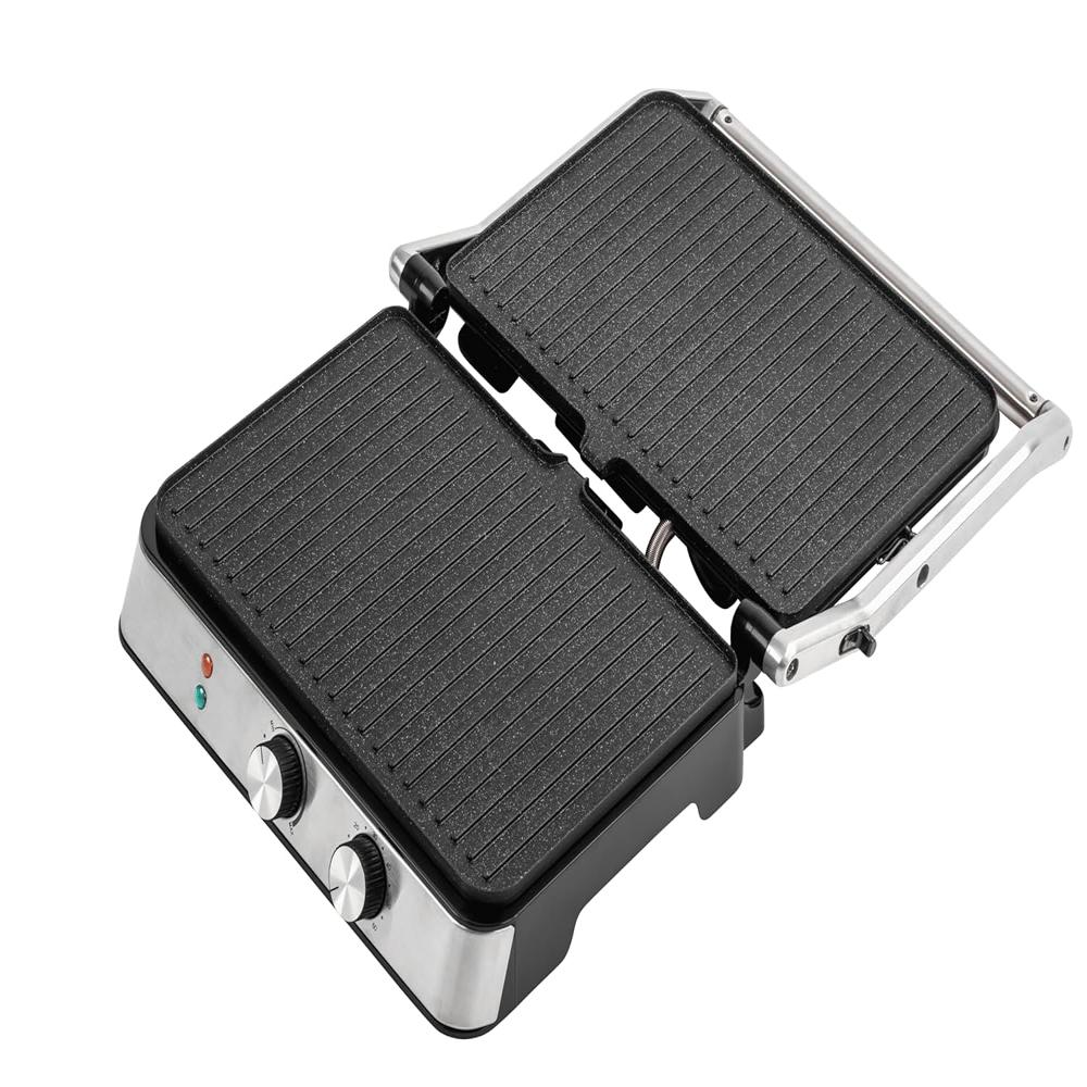 Russell Hobbs Grillmaster Slice Electric Grill Sandwich Maker|Full Flat Toaster Griller