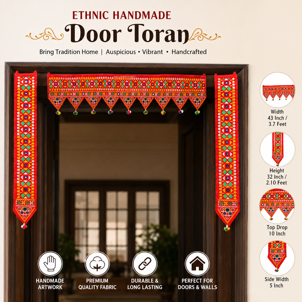KRISHNA HANDLOOM Handmade Toran for Main Door Decor A 20