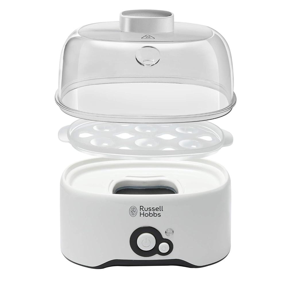 300-watt Fully Automatic Egg Cooker - Color: White