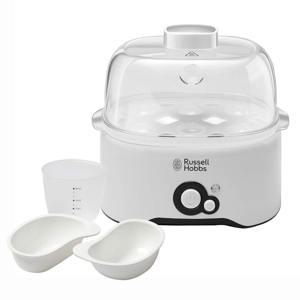 300-watt Fully Automatic Egg Cooker - Color: White