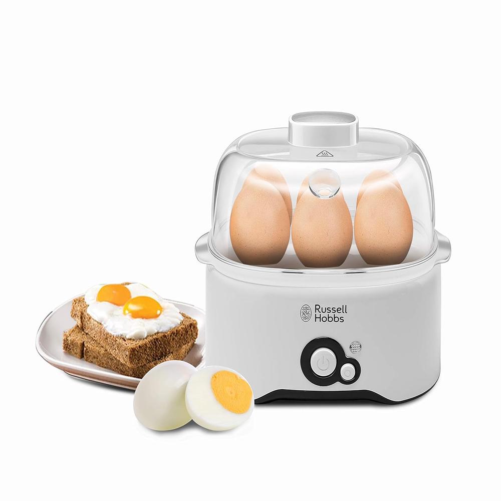 300-watt Fully Automatic Egg Cooker - Color: White