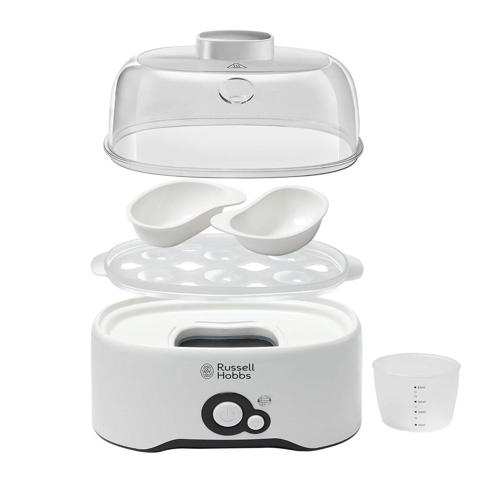 300-watt Fully Automatic Egg Cooker - Color: White