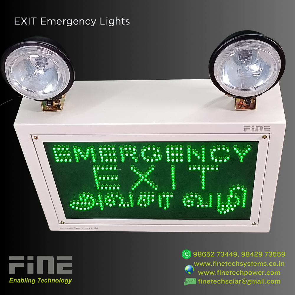Multilingual LED Exit Board