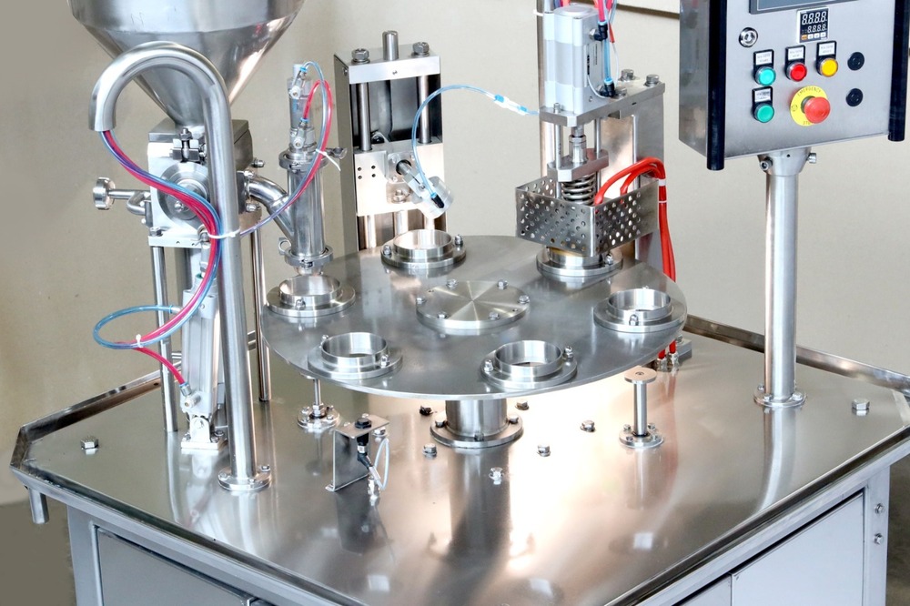 Dahi Filling Machine - 210G - Air Consumption: Normal