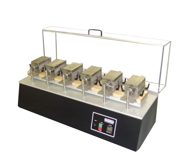 6 Station Pilling Tester ISO 12945-2 random tumble pilling tester