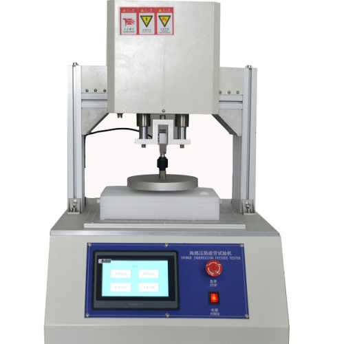 Sponge Foam Collapsible Hardness Tester ASTM D3574 - Stainless Steel & Aluminum Alloy, 380x380x50mm, 2kN Capacity, Touchscreen Control, Automatic Calibration
