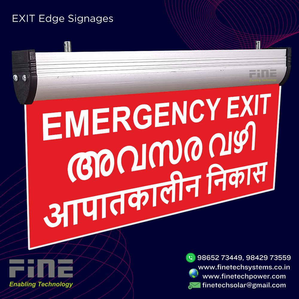 FINE LED Edge Light Edge Lite 4016 Double Face With Battery Backup