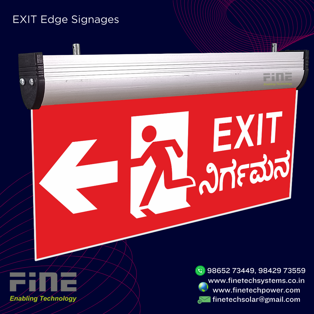 FINE LED Edge Light Edge Lite 4016 Double Face With Battery Backup