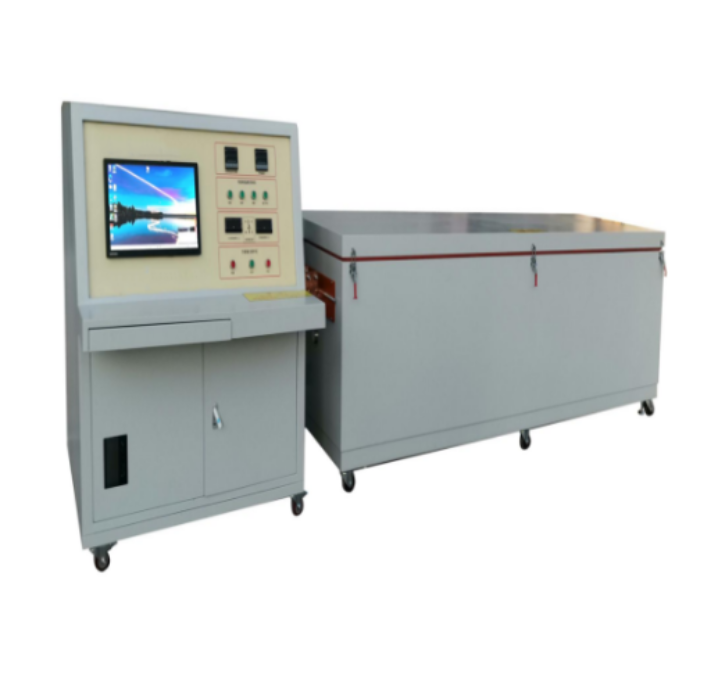 Wire AC/DC Current Carrying Temperature Rise and Voltage Drop Testing System IEC 60287 - 3000x500x500mm Environmental Chamber, 0-600A Current, 18.5 Inch Touchscreen, Multichannel Thermocouples, Automatic Data Recording