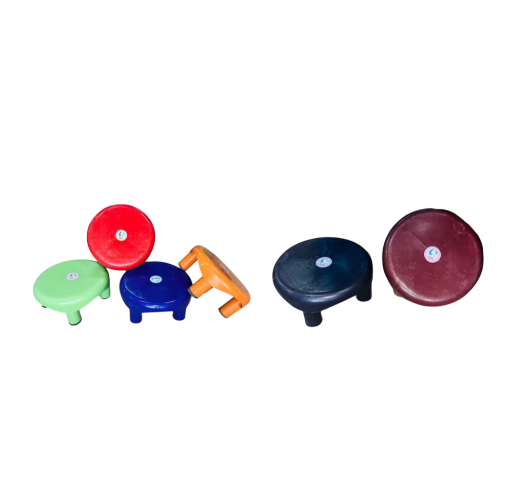 Colourful Milky Round Patla Stool