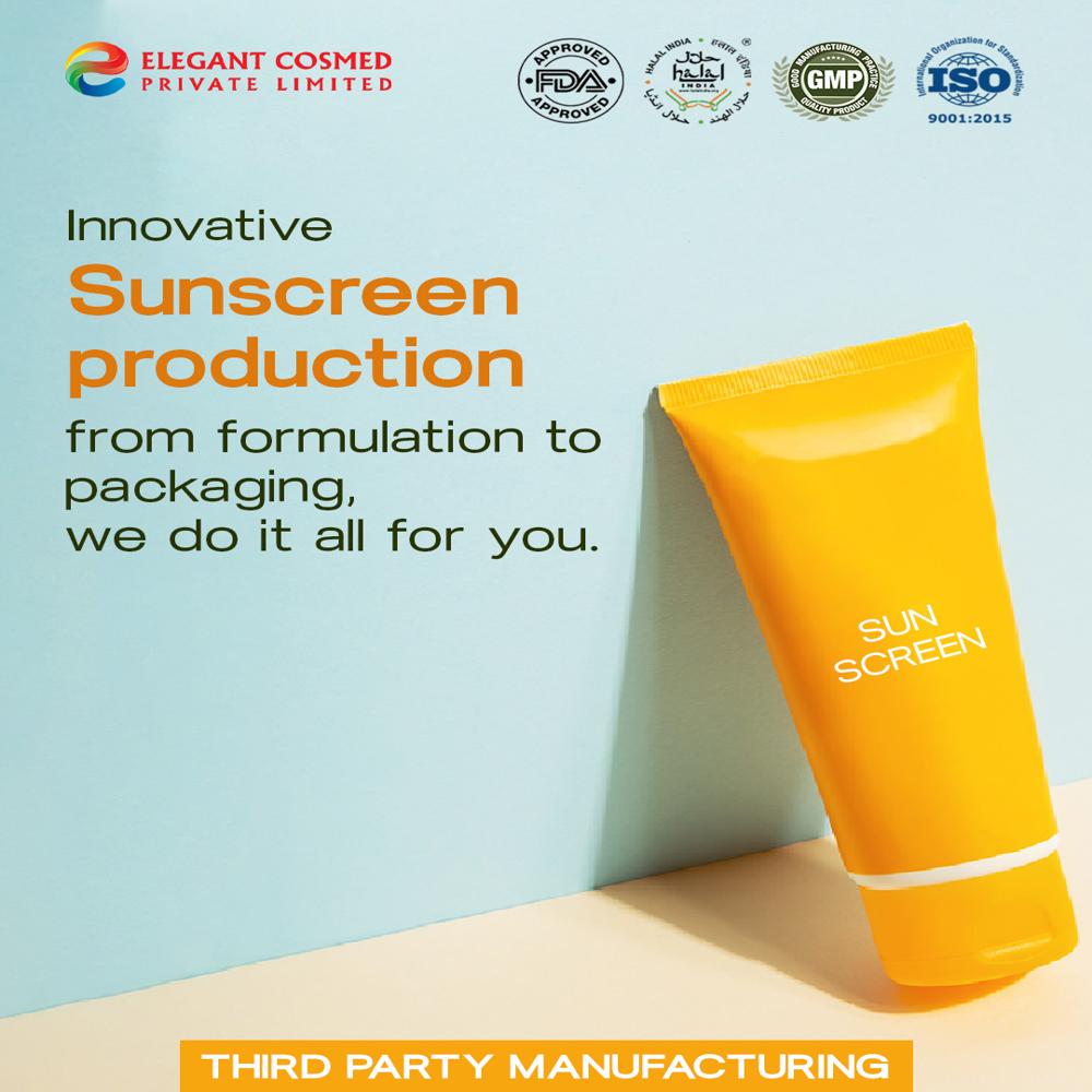 Matt Finish Sunscreen Gel Third Party Manufacturing