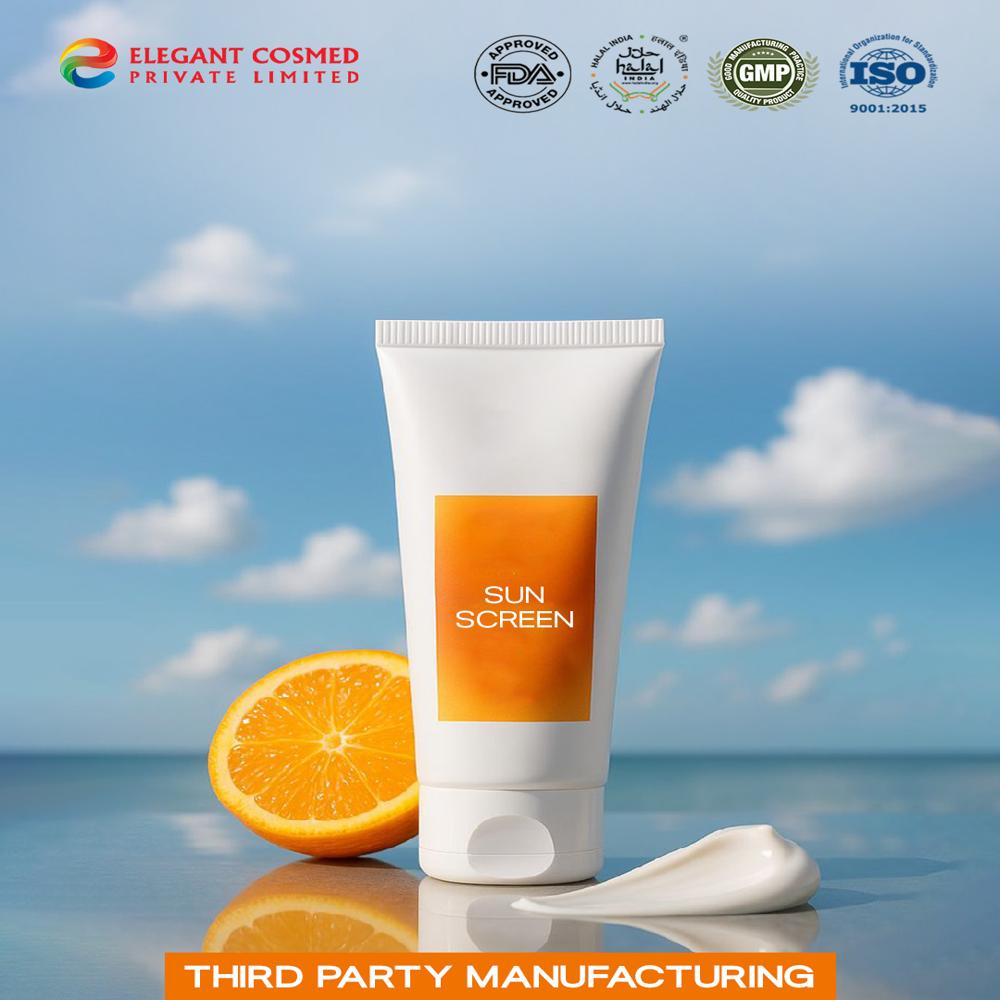 Matt Finish Sunscreen Gel Third Party Manufacturing