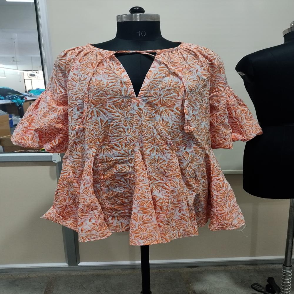 Rayon Floral Printed Top