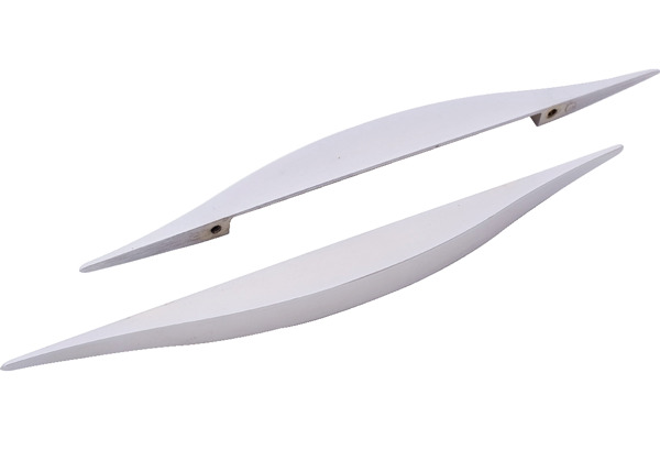 4 Inch Door Handle - Stainless Steel, Polished Chrome, Silver | Rust Resistant, Durable, Sleek Ergonomic Design