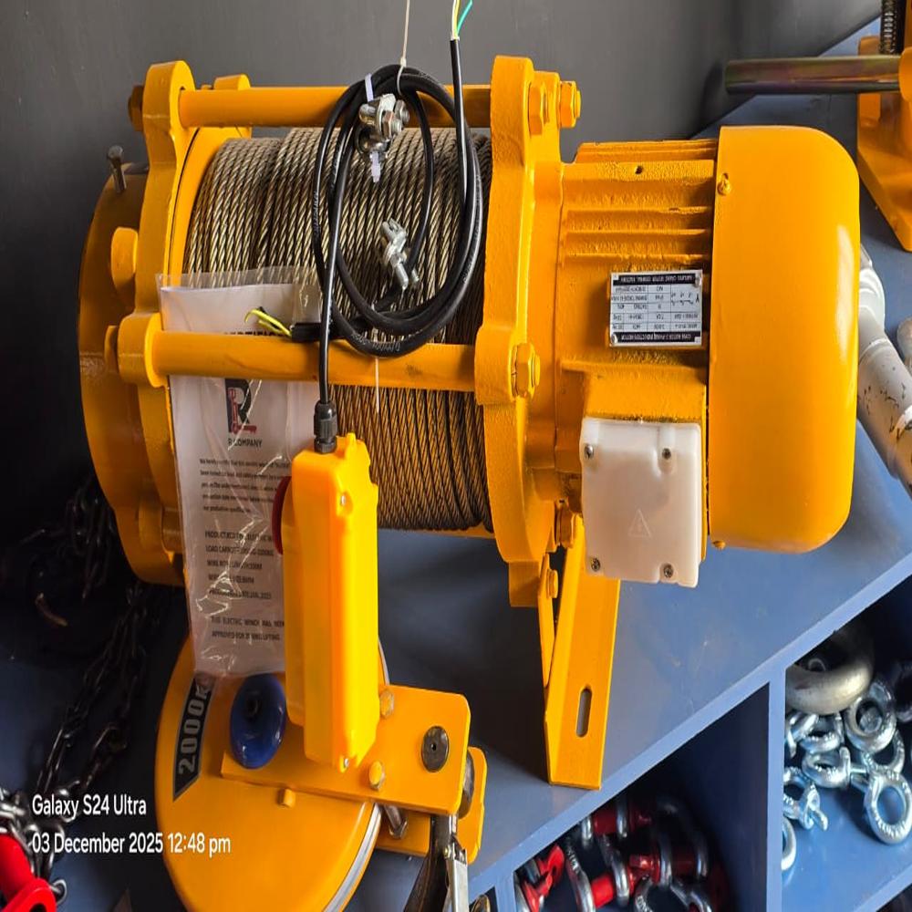 Heavy Duty 750-1500 KG KCD Electric Winch