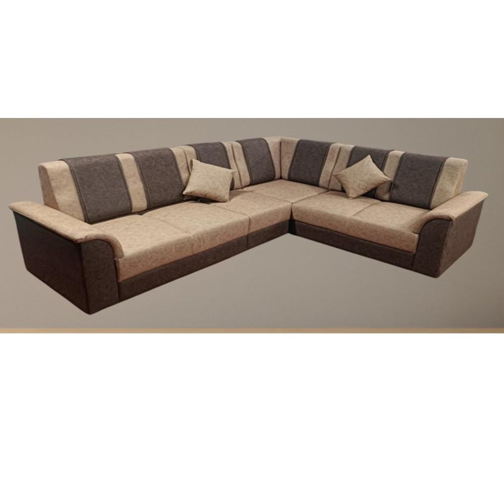 velvet fabric l corner sofa set