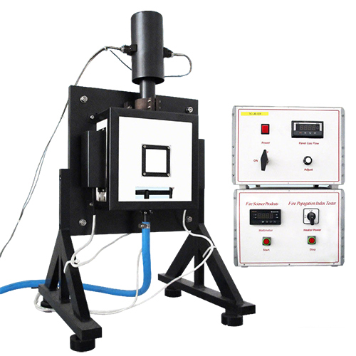 Flame Spread Index Tester ASTM E84 - Mild Steel, 750x400x800 mm, U-Shaped Gas Burner, Digital Display, Safety Interlock
