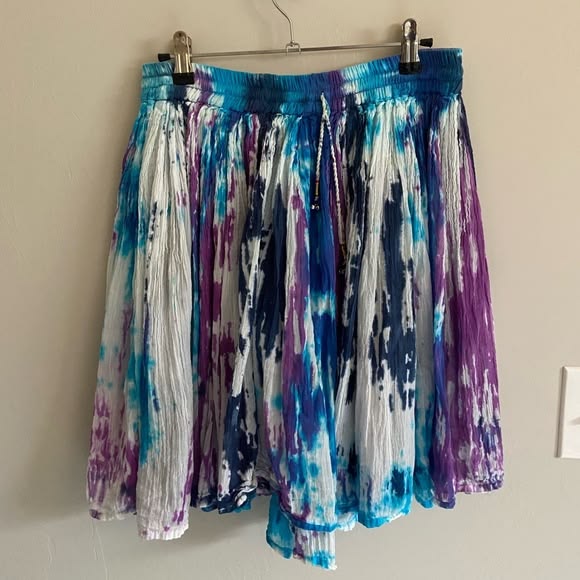 Tie Dye Beach Skirt for Women